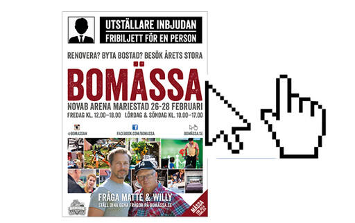 Hämta fribiljett till Bomässa i Gävle